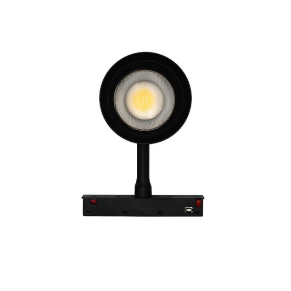 Магнітний трековий світильник PROLUM M20 (20W; DC48V; Zoom; Чорний) SERIES "TR"; Білий 4000К | Зображення 3