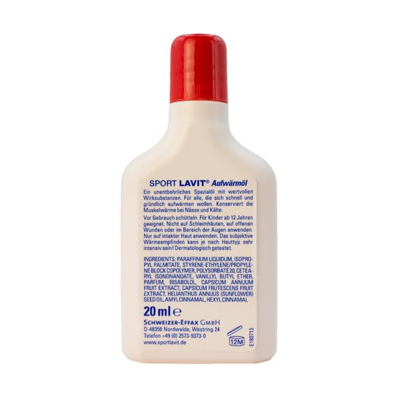 Масло для розігріву м’язів Sport Lavit Sportoil Aktiv 20ml Mini (39754700) | Зображення 1