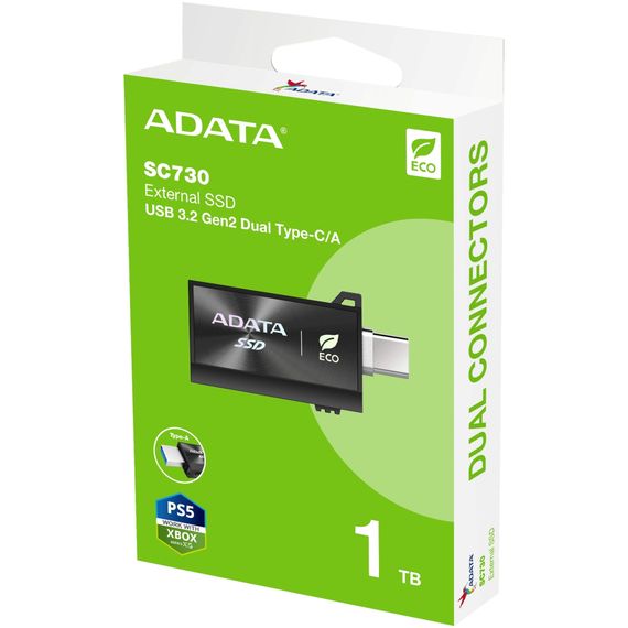 Накопичувач SSD USB 3.2 1TB SC730 ADATA (SC730-1T-CACTI) | Зображення 5