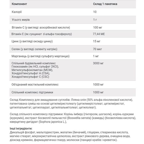 Хондропротектор (для спорта) Universal Nutrition Animal Flex 44 packs | Зображення 1