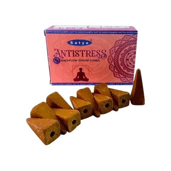 Аромаконуси зворотного потоку Антистрес  Antistress 10 конусів Satya 8904234413730