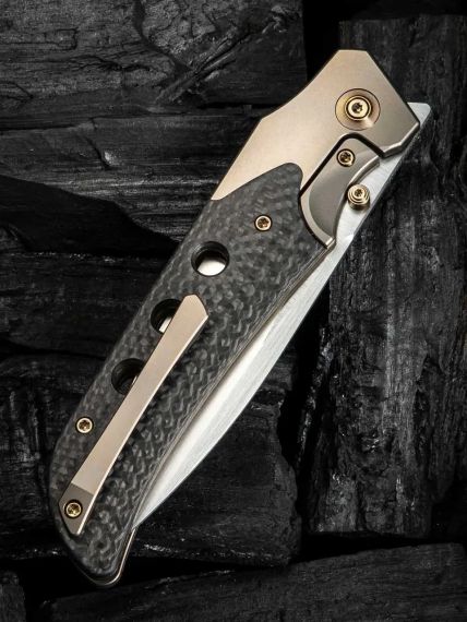 Ніж WE Knife WE-Guthrie Champagne Titanium Twill CF | Зображення 6