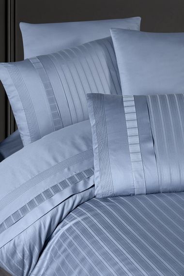 Комплект постільної білизни First Choice Deluxe Satin 200х220 New Trend Dusty Blue | Зображення 1