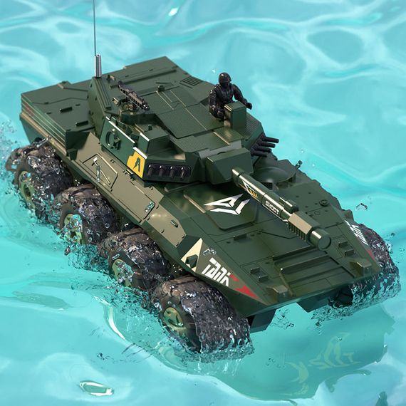 Бронетранспортер-амфібія на радіокеруванні SCHE Y1802 Green | Зображення 1