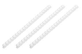 Пластикові пружини для біндера 2E , 16мм, білі, 100шт (2E-PL16-100WH)