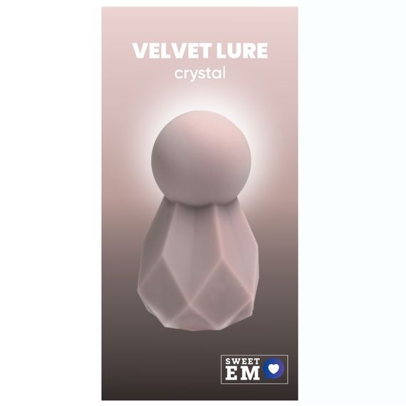 Вібратор-кристал Sweet Em для клітора, 10 режимів, ніжно-фіолетовий sexstyle | Зображення 4