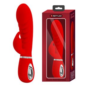 Ребристий вібратор Pretty Love - Prescott Red, BI-014635-2 Sex Aura