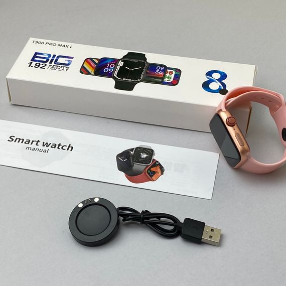 Розумний годинник Smart Т900 Pro Max (Lux) Чорний | Зображення 1