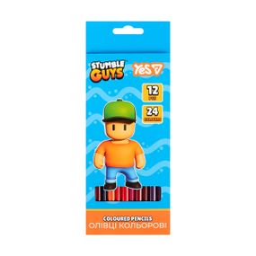 Набір кольорових олівців YES Stumble Guys 290780 24 кольори 12 шт