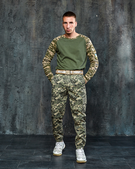 Комплект Лонг (карго+лонгслив) основной S | Зображення 1