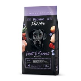 Fitmin dog For Life Light & Senior (для малорухливих та собак старшого віку), 12 кг