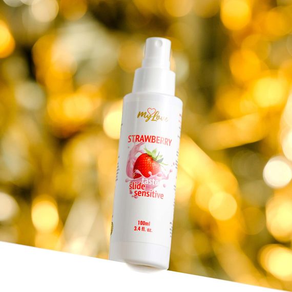 Інтимний гель-лубрикант - MyLove Taste Slide Sensitive Strawberry, 100 мл | Зображення 6