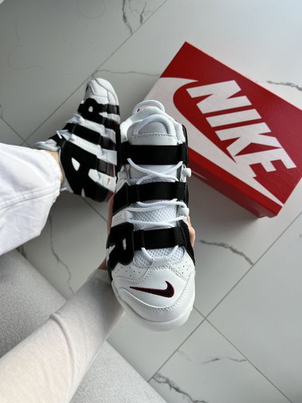 Кроссовки Air More Uptempo White Black, Вьетнам 44 | Зображення 9