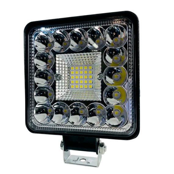 Фара світлодіодна освітлення заднього ходу 41 LED 123 W, додаткова фара LED 12/24В (106х106х25мм) | Зображення 1