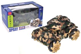 Танк  на радіокеруванні A123-120 акумулятор, USB,світло,музика,дим,дрифт,стріляє гелевими кульками,2 кол.кор.30*17*18,5 см