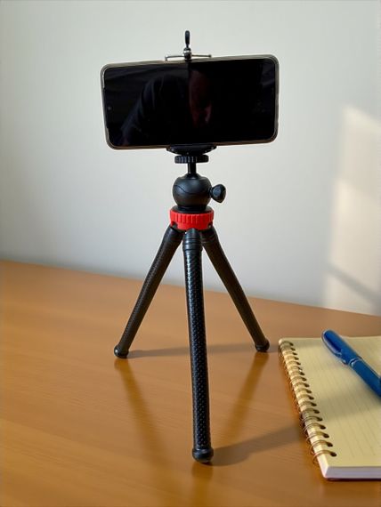 Гибкий штатив восьминог Primo Octopus Big с креплением KR01 для смартфона - Black/Red | Зображення 1