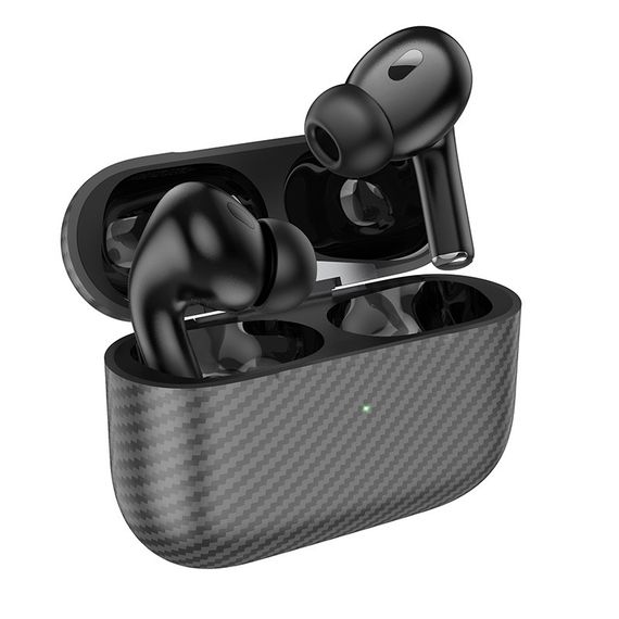Бездротові TWS навушники Hoco EW47 Plus (carbon fiber pattern version) Black | Зображення 2