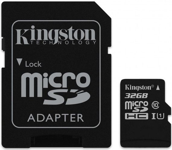 КАРТА ПАМЯТИ KINGSTON MICROSDHC 32GB UHS-I U1 CANVAS SELECT (SDCS/32GB)