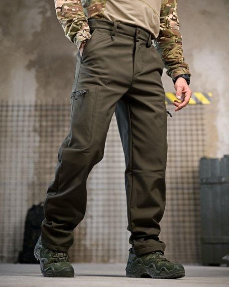 Тактичні штани софтшел REGION олива ВТ7618 | Зображення 2