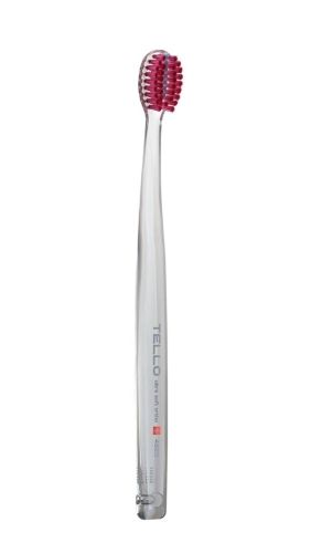 Ортодонтична зубна щітка Tello 4920 Ortho Ultra Soft, d 0.10 mm, малинова | Зображення 1