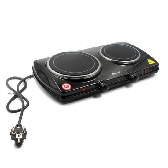 Настольная электроплита керамическая на 2 конфорки Domotec MS-5852 1800 Вт