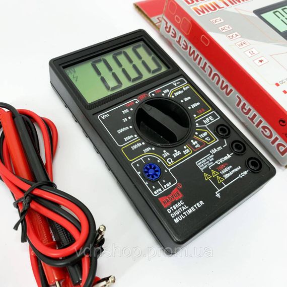 Мультиметр для домашних измерений HAOYUE DT860C/700C, Компактный мультиметр для электротехников GD-97 | Зображення 2