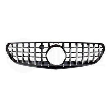 Решетка радиатора Mercedes Benz C217 15-17 (хром/чёрн.( отв. камеры)) GTR, AutoTechteile, 140 8838, 217 888 03 23