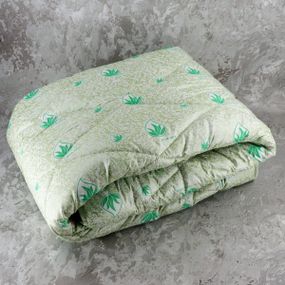 Ковдра закрита холлофайбер ALOE VERA (Мікрофібра) Двоспальна 175х210 55070