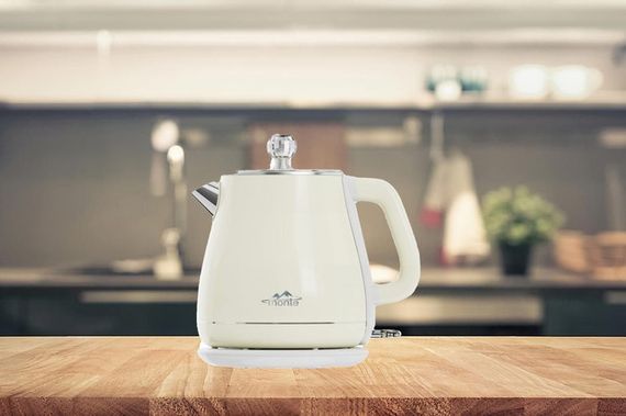 Электрочайник Monte MT-1833 Beige, 1.7 л, 1800 Вт, с двойными стенками | Зображення 1