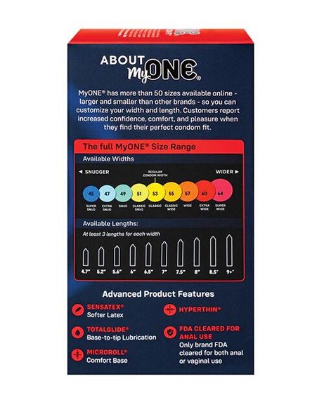 Презервативи MyONE Super Wide 10 шт, картонна коробка | Зображення 1