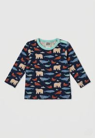 Дитячий лонгслів для хлопчика Green Cotton 62 см Темно-синій (25111254)