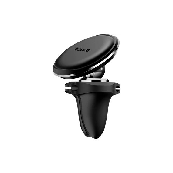 Універсальний автотримач Baseus Magnetic Car Mount Phone Holder with Cable Clip Air Vent Version Cluster Black (C40141201113-00) | Зображення 4
