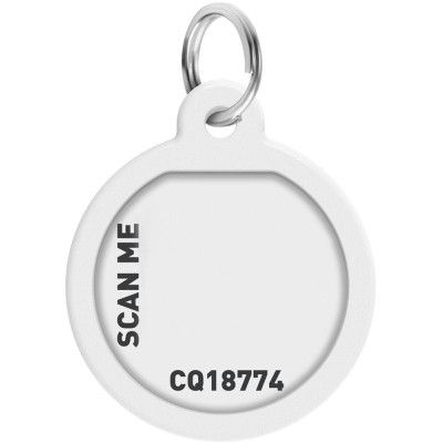 Адресник для животных WAUDOG Smart ID с QR паспортом "Полет Супермена", круг 25 мм (0625-1017ru-eng) | Зображення 2