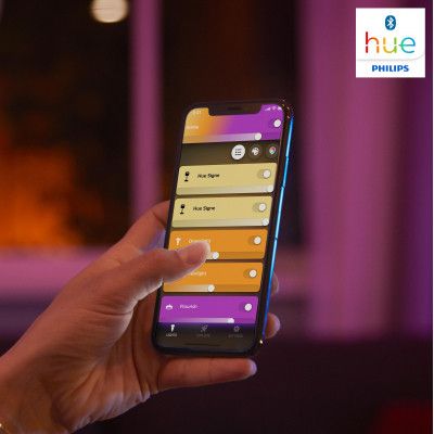 Настольная лампа Philips Hue Iris, Color, BT, DIM, біла (929002376101) | Зображення 1