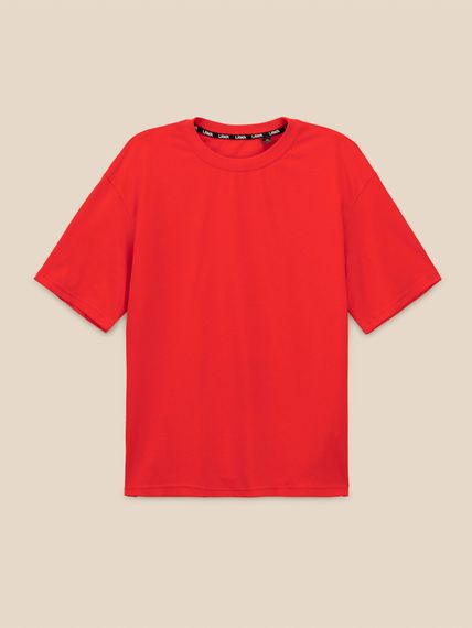 Футболка однотонна жіноча LAWA WBC02530 3XL Червоний shop (2000999642258)