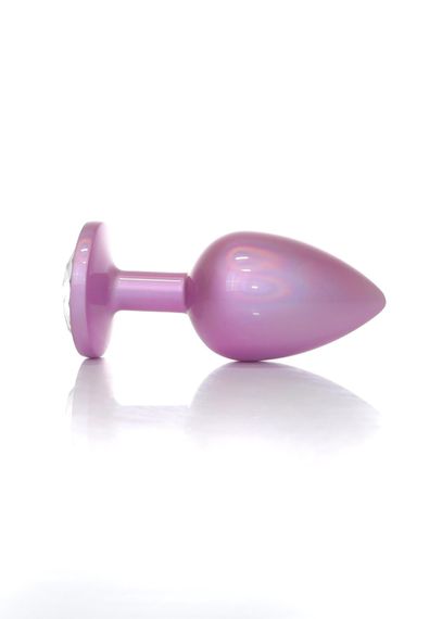 Анальна пробка - Jewellery Pearl Pink Plug Clear L | Зображення 1