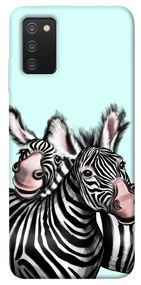 Чохол IBANAN Cute zebras для Samsung Galaxy A03s