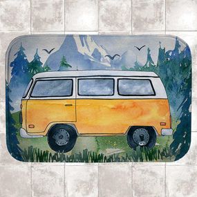 Килимок для ванної В подорожі! 58х38 см (VAN_24F082)
