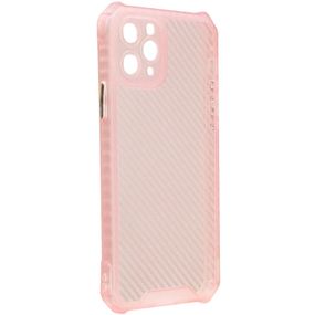 Чехол TPU Ease Carbon color series для Apple iPhone 11 Pro (5.8") Силикон, Розовый / Прозрачный