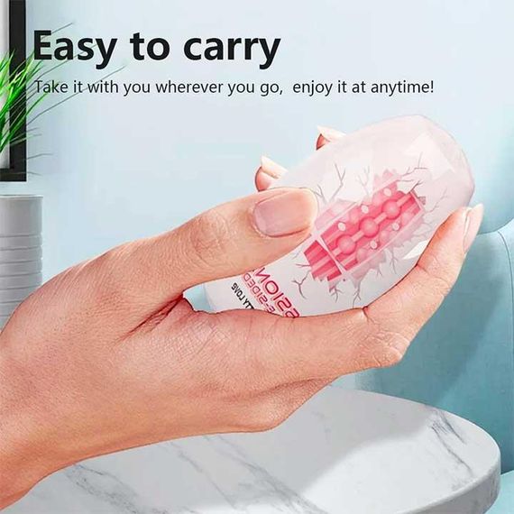 Яйцо-мастурбатор Pretty Love розовый | Зображення 4