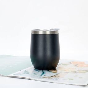 Термокружка Ardesto СompaСt Mug AR-2635-MMB 350 мл чорна