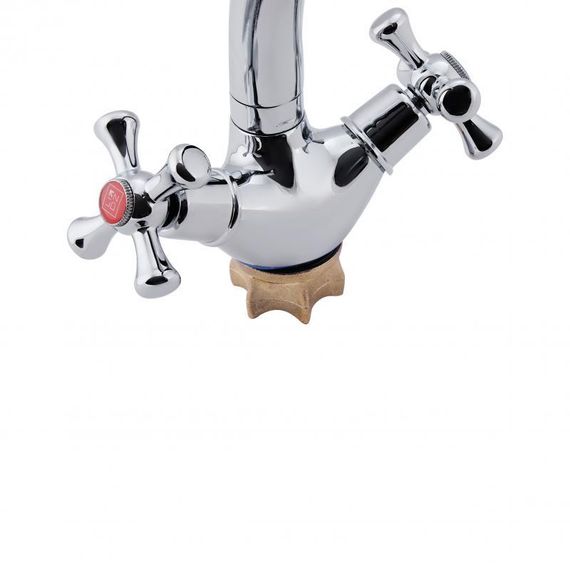 Змішувач для кухні Lidz Lamb 273F двохвентильний LDLAM273FCRM21890 Chrome | Зображення 2