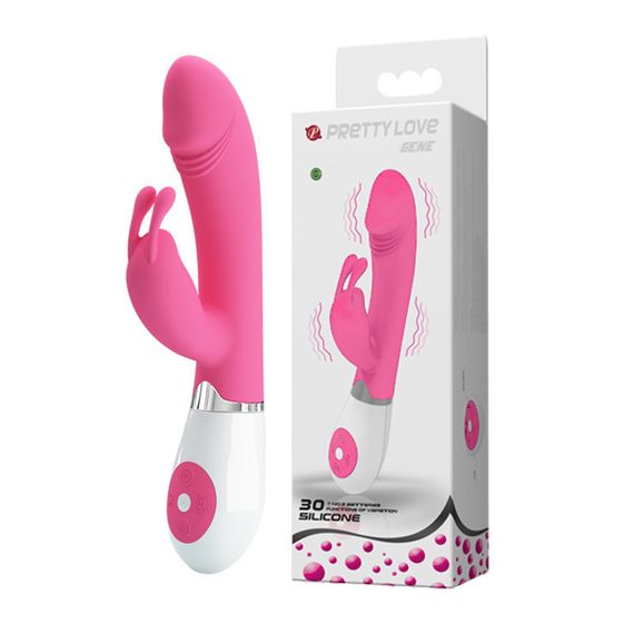 Вібратор - Pretty Love Gene Vibrator Light Pink Sex Aura
