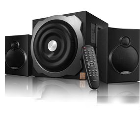 Акустична система 2.1 A-521X Sub-18W+2*13,5W USB+Bluetooth +картридер SD/MMC/MS чорний F&D