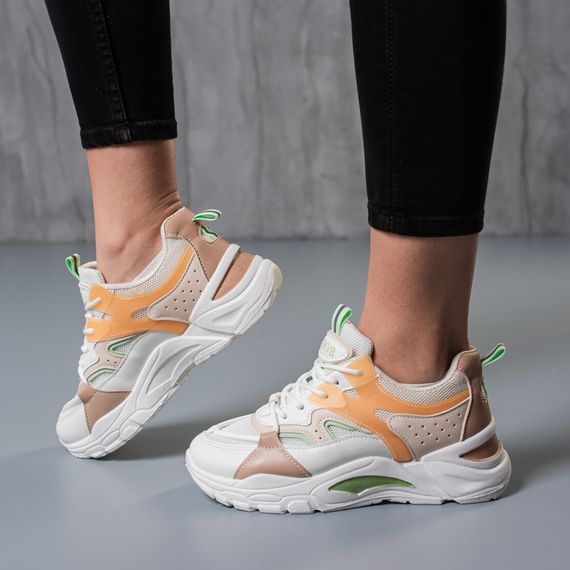 Кроссовки женские Fashion Jasper 3791 38 размер 24 см Белый | Зображення 6