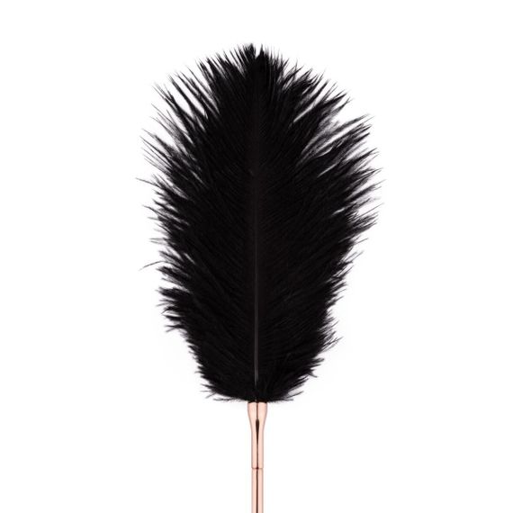 Лоскітка з металевим флогером Rosy Gold - Feather Tickler & Whip | Зображення 3