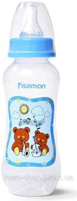 Бутылочка детская для кормления Fissman Babies "Медвежата-музыканты" 240мл FN-6880