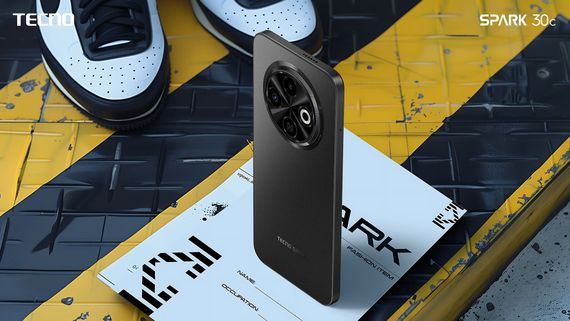 Смартфон TECNO  Spark 30C (KL5n) 6.67' 4/128ГБ, 2SIM, 5000мА•год, Orbit Black (4894947051746) | Зображення 2