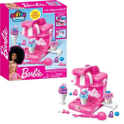 Набор для творчества Cra-Z-Art Barbie Тісто для ліплення, Магазин морозива з формами, набір 8 од (34040CRA)