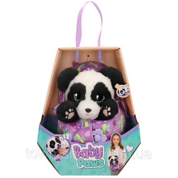 Интерактивная игрушка "Малыш Панда" Baby Paws 927667M, со звуком | Зображення 1